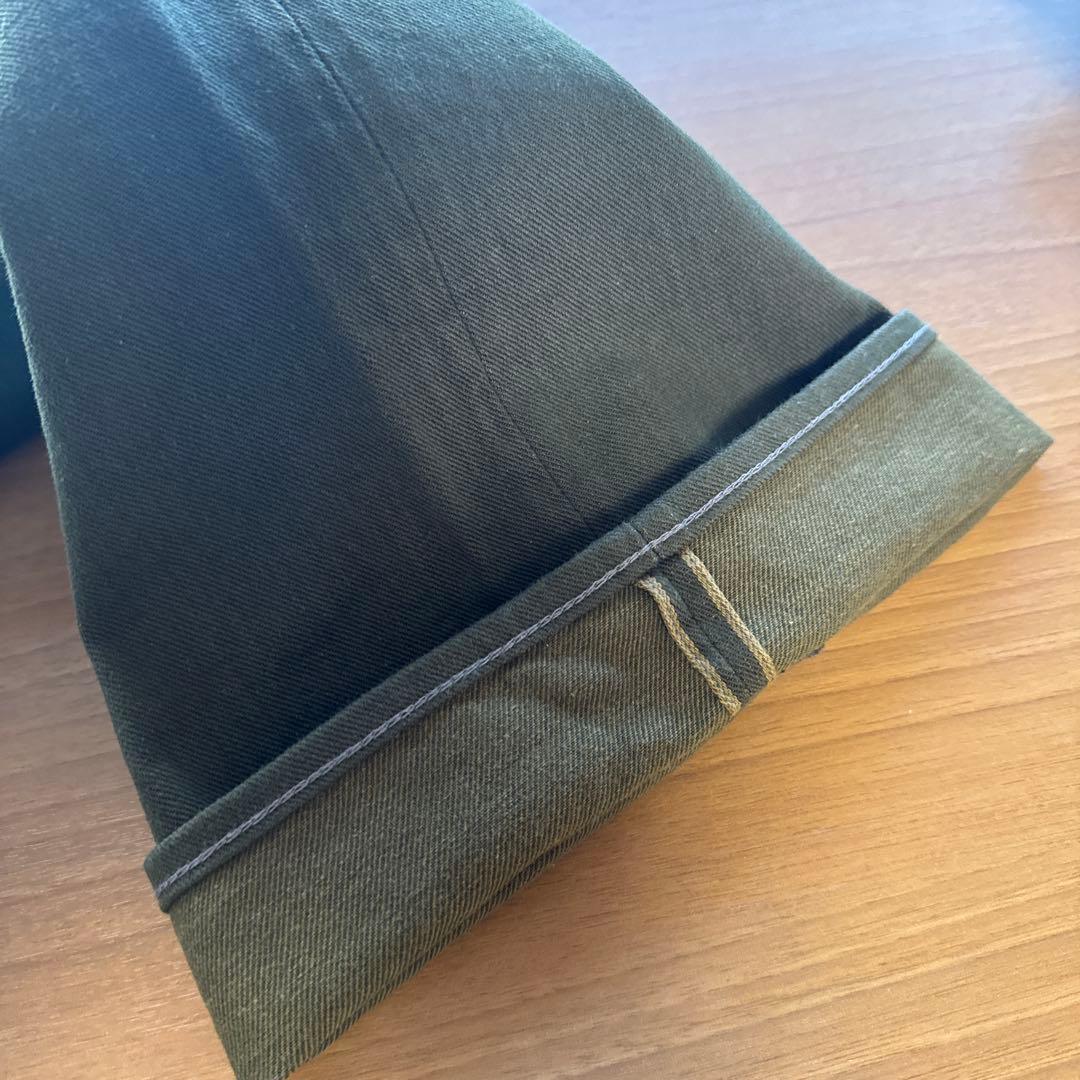 ダブルアールエル　RRL セルビッジデニム　カーキ　W34 リミテッド