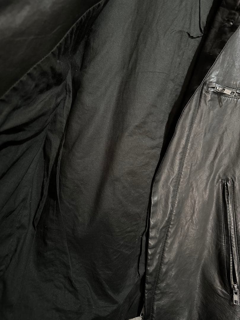 Ann demeulemeester 06ss カンガルーレザー ジャケット