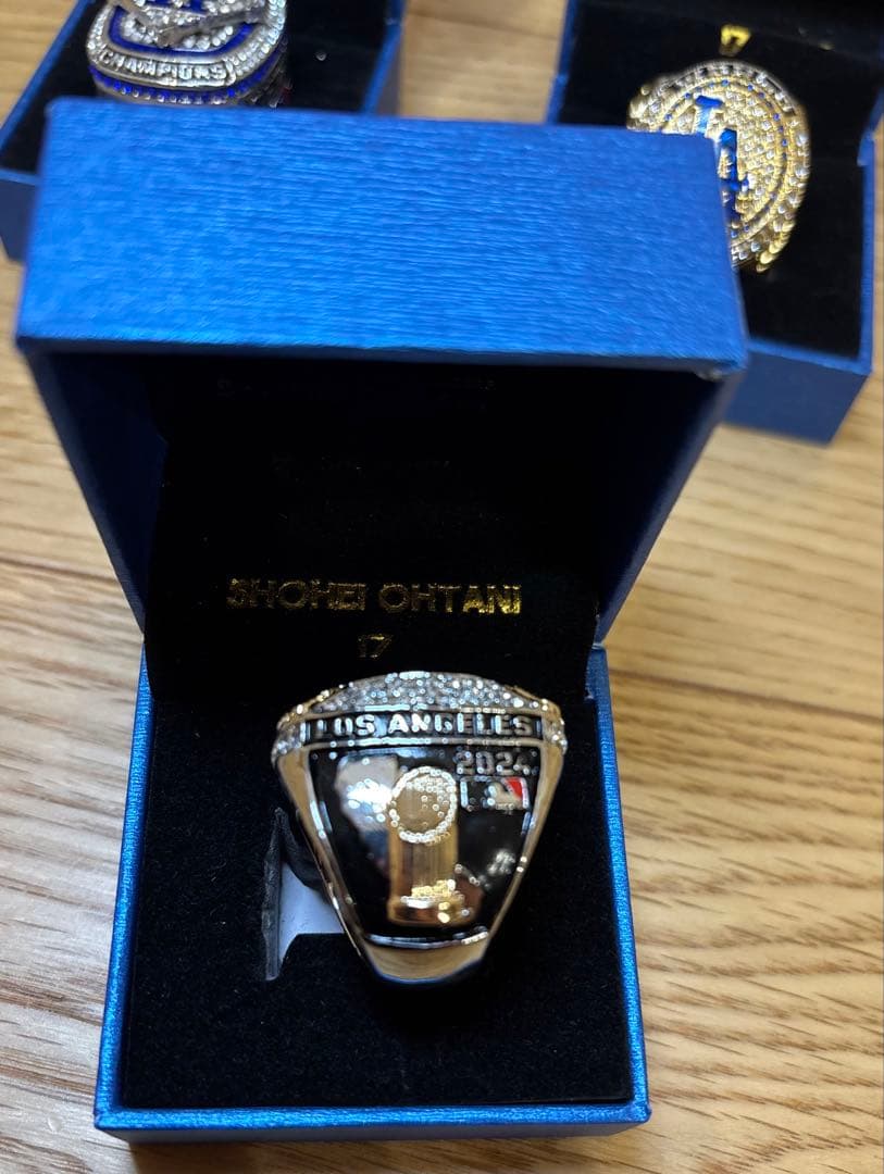 値下⭐️非売品⭐️大谷翔平 チャンピオン記念リング３種セット2024ワールドシリーズ