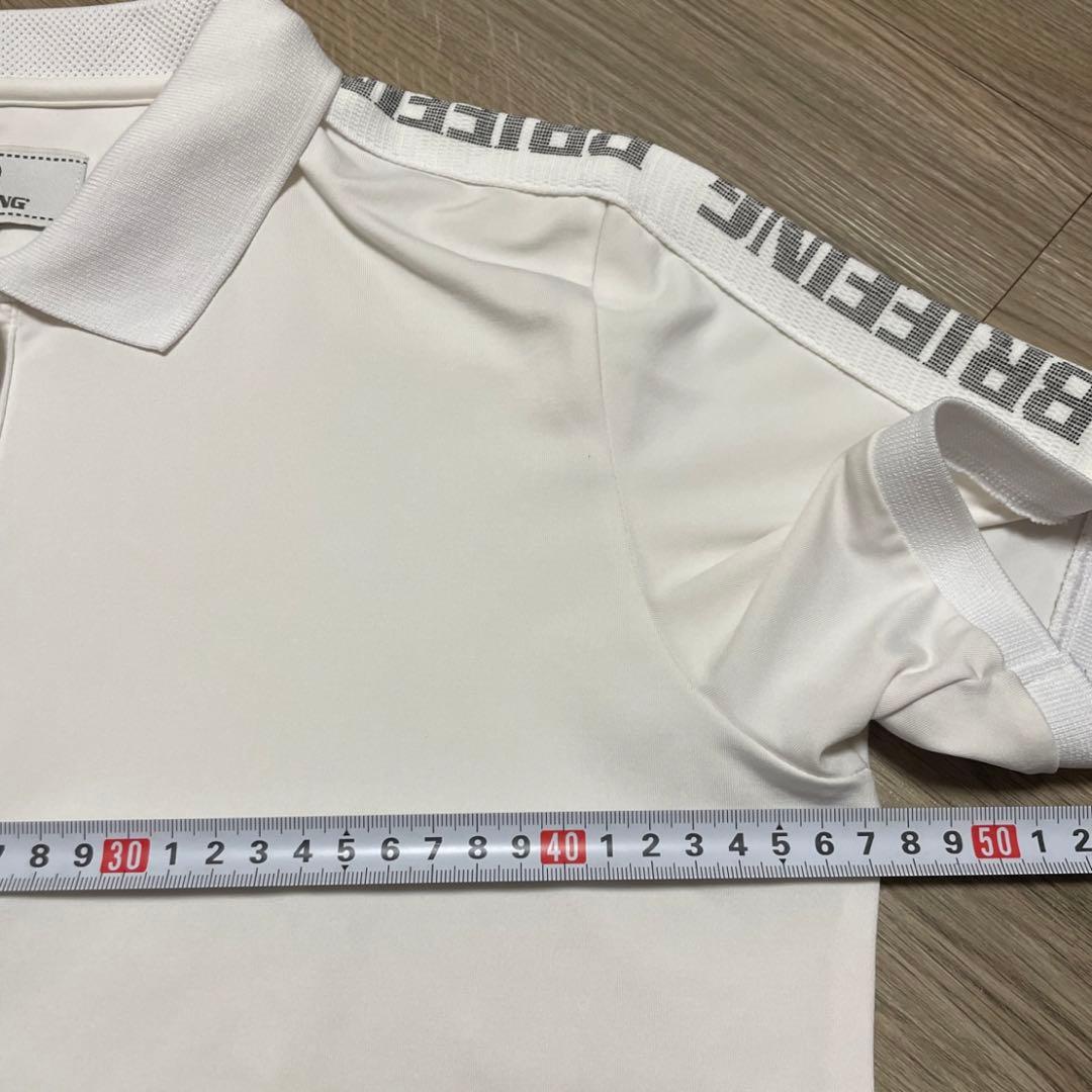 えこママです。【美品】BRIEFING ブリーフィング ホワイト ポロ