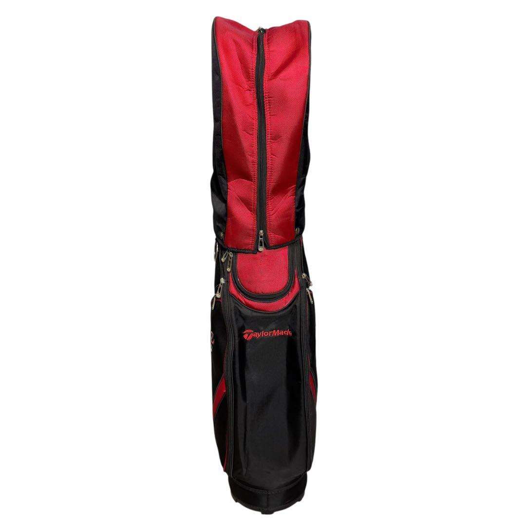 【即日発送】TaylorMade キャディバッグ 5分割 赤黒 ゴルフ 2238