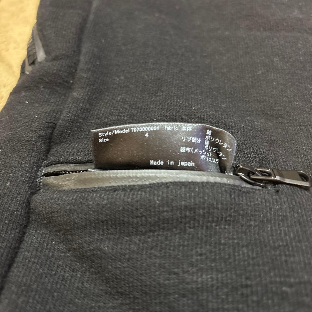 TFW49 ジップパーカー➕パンツ　セットアップ　黒 定価6.3万円