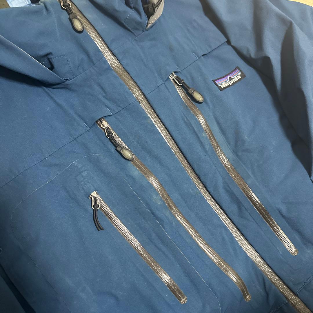 Patagonia フィッシングジャケット ネイビー　s トラウト　パタゴニア