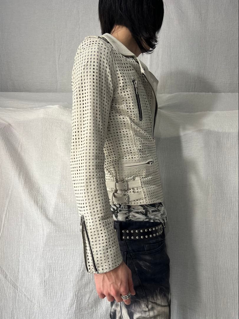 ジャケット・アウター \"IRO\" Mesh Gimmick Riders Jacket