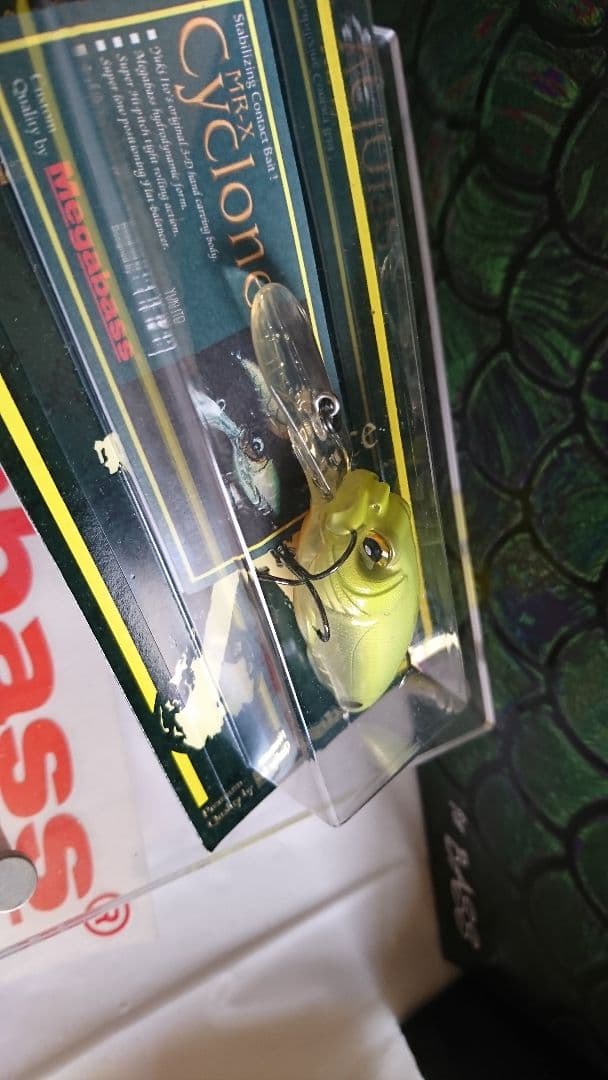 メガバス ito mrサイクロン ファインチャート黒ドット 新品未開封