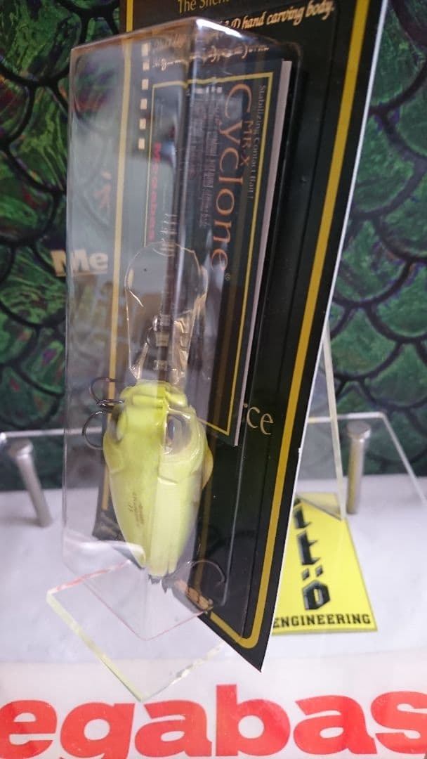 メガバス ito mrサイクロン ファインチャート黒ドット 新品未開封