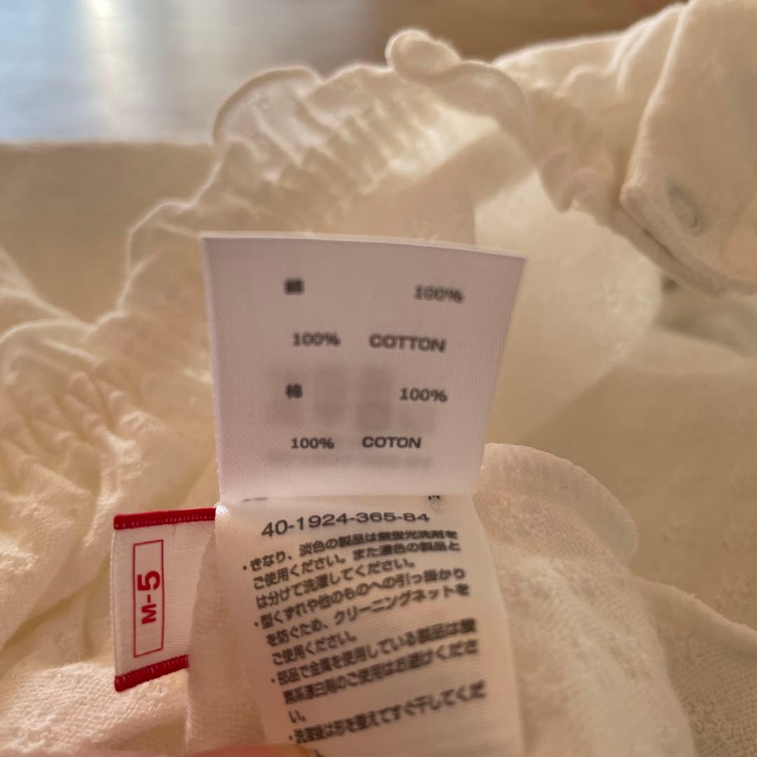 MIKI HOUSE ベビードレスとボンネットセット