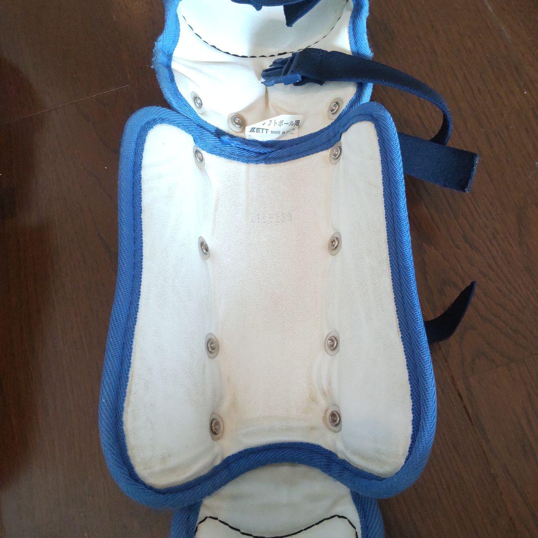 JSA ZETT ソフトボール キャッチャー 防具 一式 青