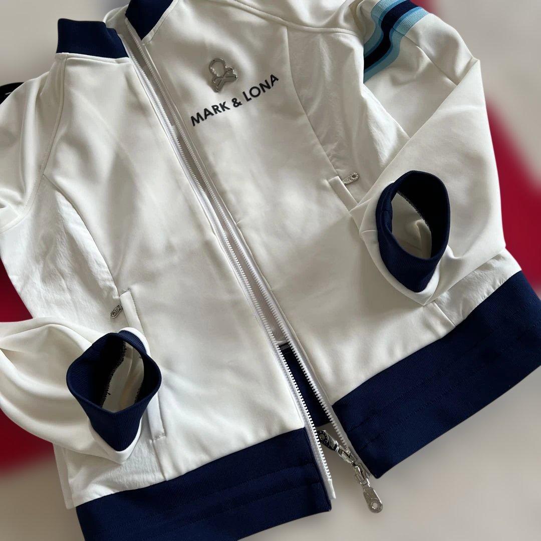 マーク&ロナ　ジップアップジャケット ホワイト　38
