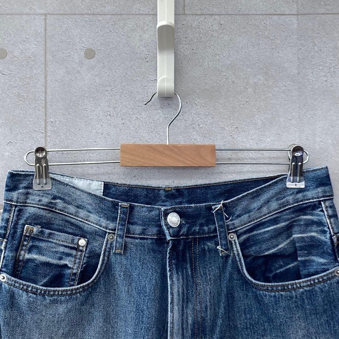  エイチ＆エム スーパーバギー デニムパンツ ジーンズ ワイド 30 青