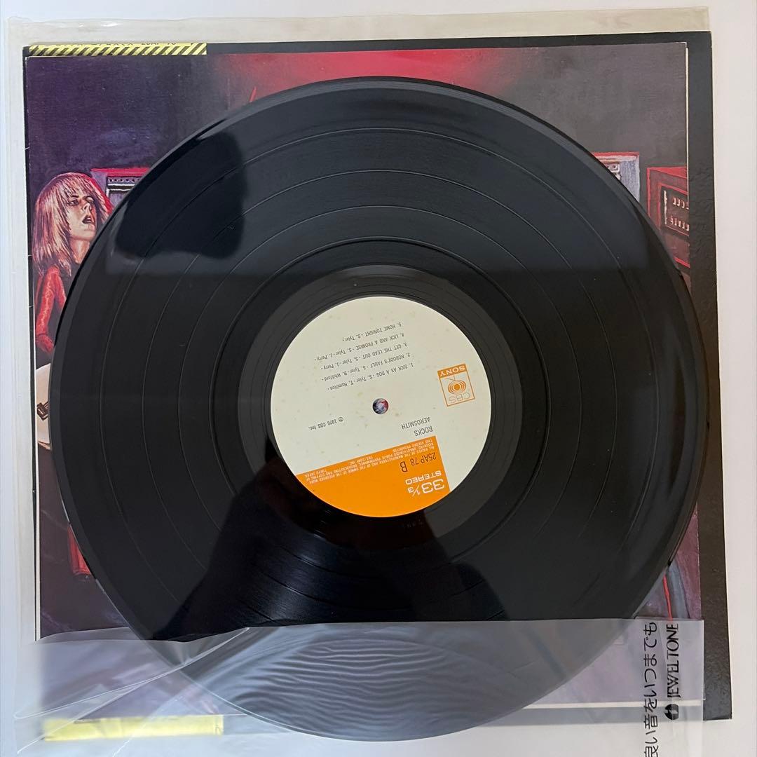 帯付レコード2枚セットROCKS / LIVE BOOTLEGエアロスミス LP