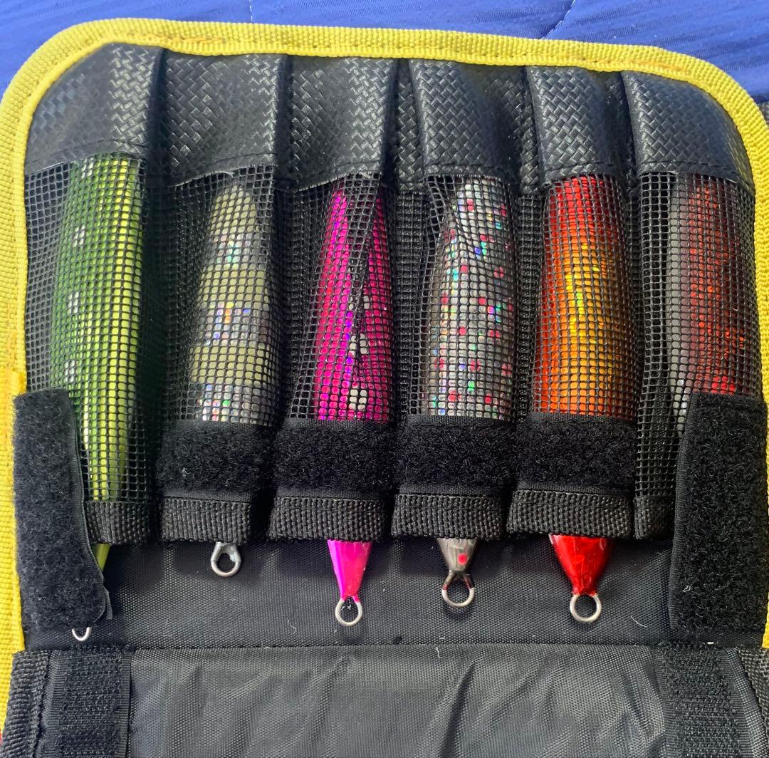 スロージギング メダルジグ、バッグ、フックセット 180g〜380g