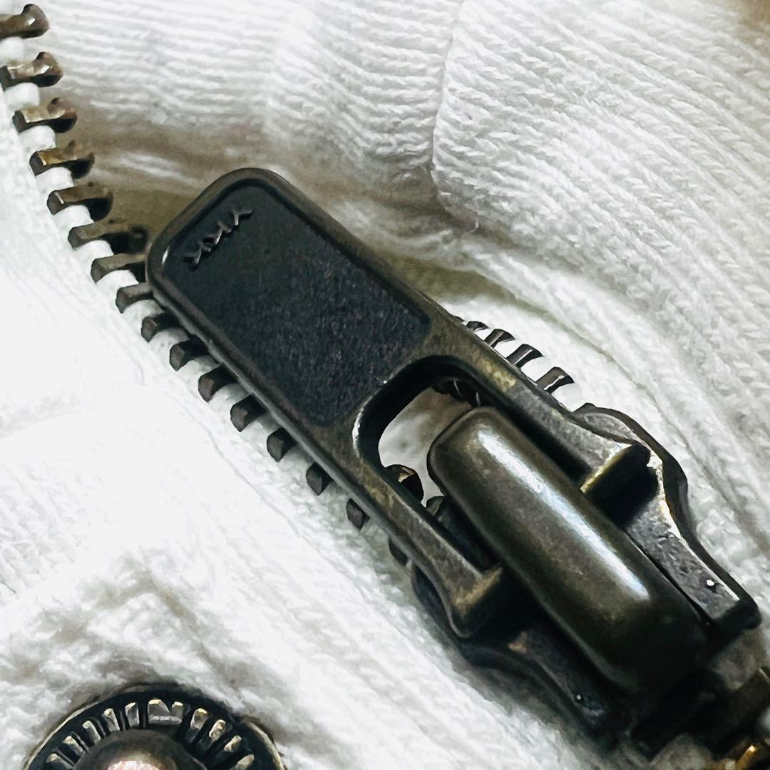 ⭐︎レア⭐︎90s Burberrys ハーフジップ スウェット L 白 三陽商会