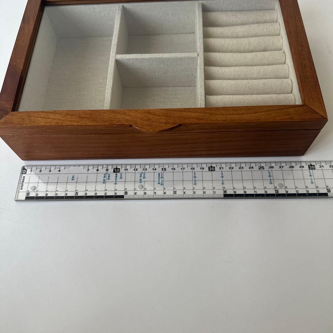 zara  木製ジュエリーボックス 3仕切り