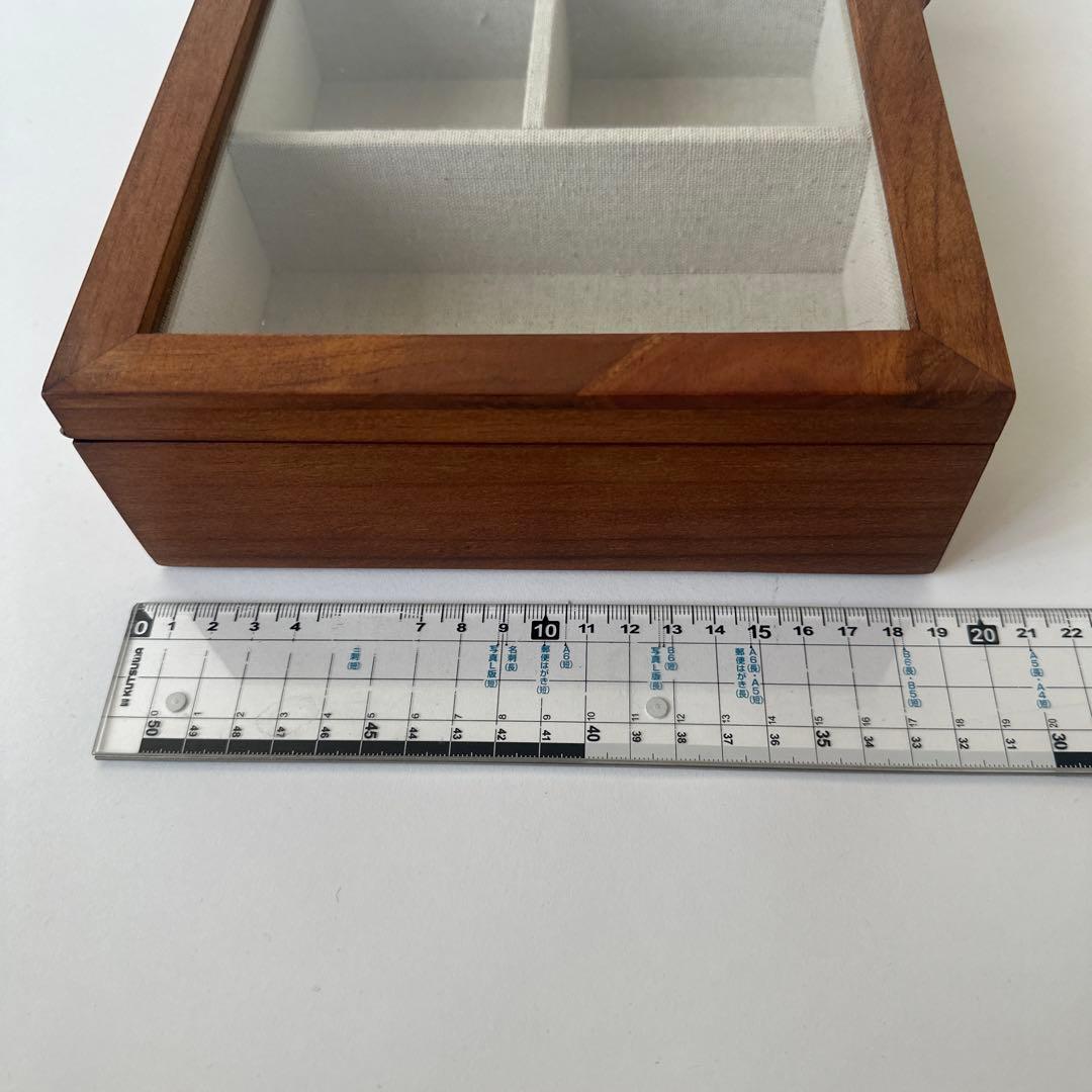 zara  木製ジュエリーボックス 3仕切り