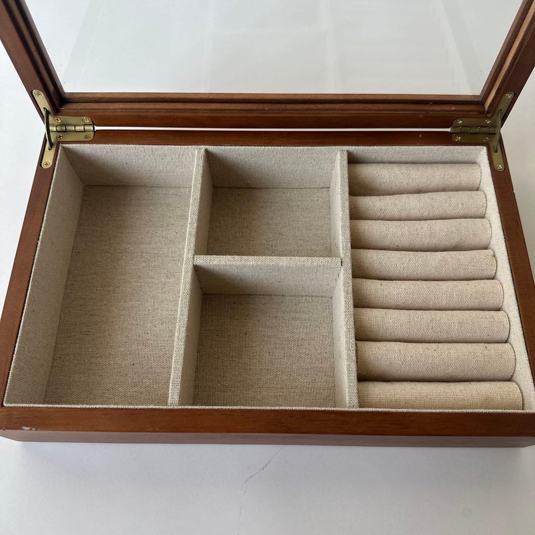 zara  木製ジュエリーボックス 3仕切り