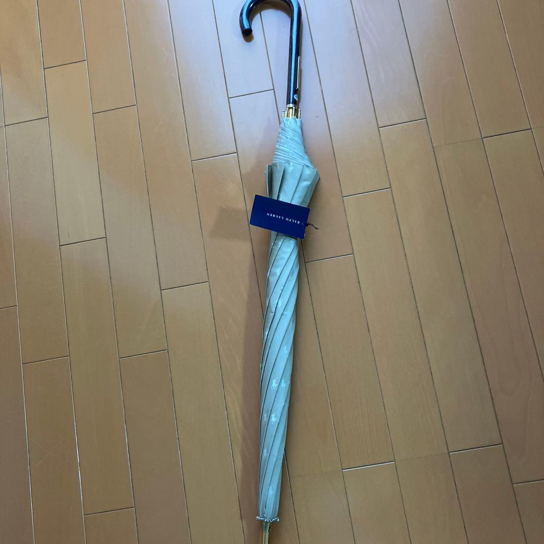 ラルフローレンロゴ柄晴雨兼用長傘