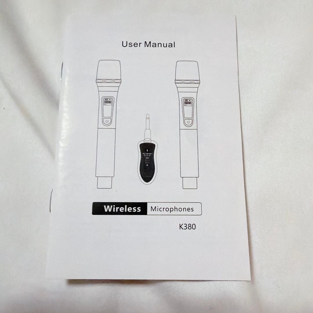 JAMELO ワイヤレスマイク カラオケマイク ダイナミックマイク 2本セット