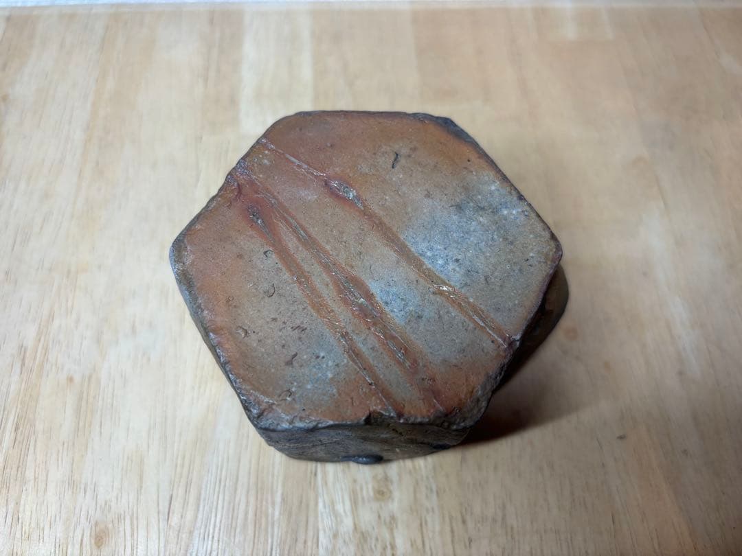 55.備前焼 宝瓶 登り窯 亀 かめ カメ 六角 手びねり 急須