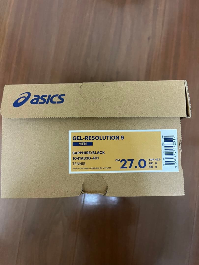 シューズ(男性用) ASICS GEL-RESOLUTION 9 27.0cm