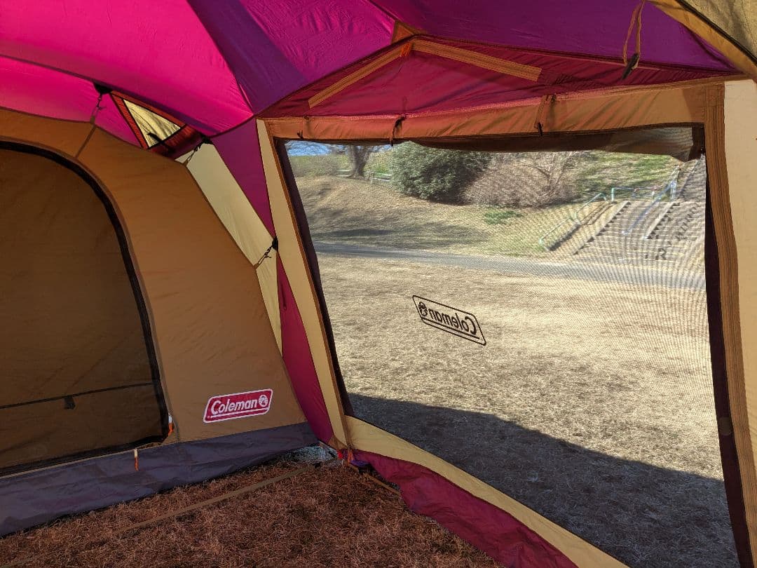 コールマン　タフスクリーン2ルームハウス　バーガンディ