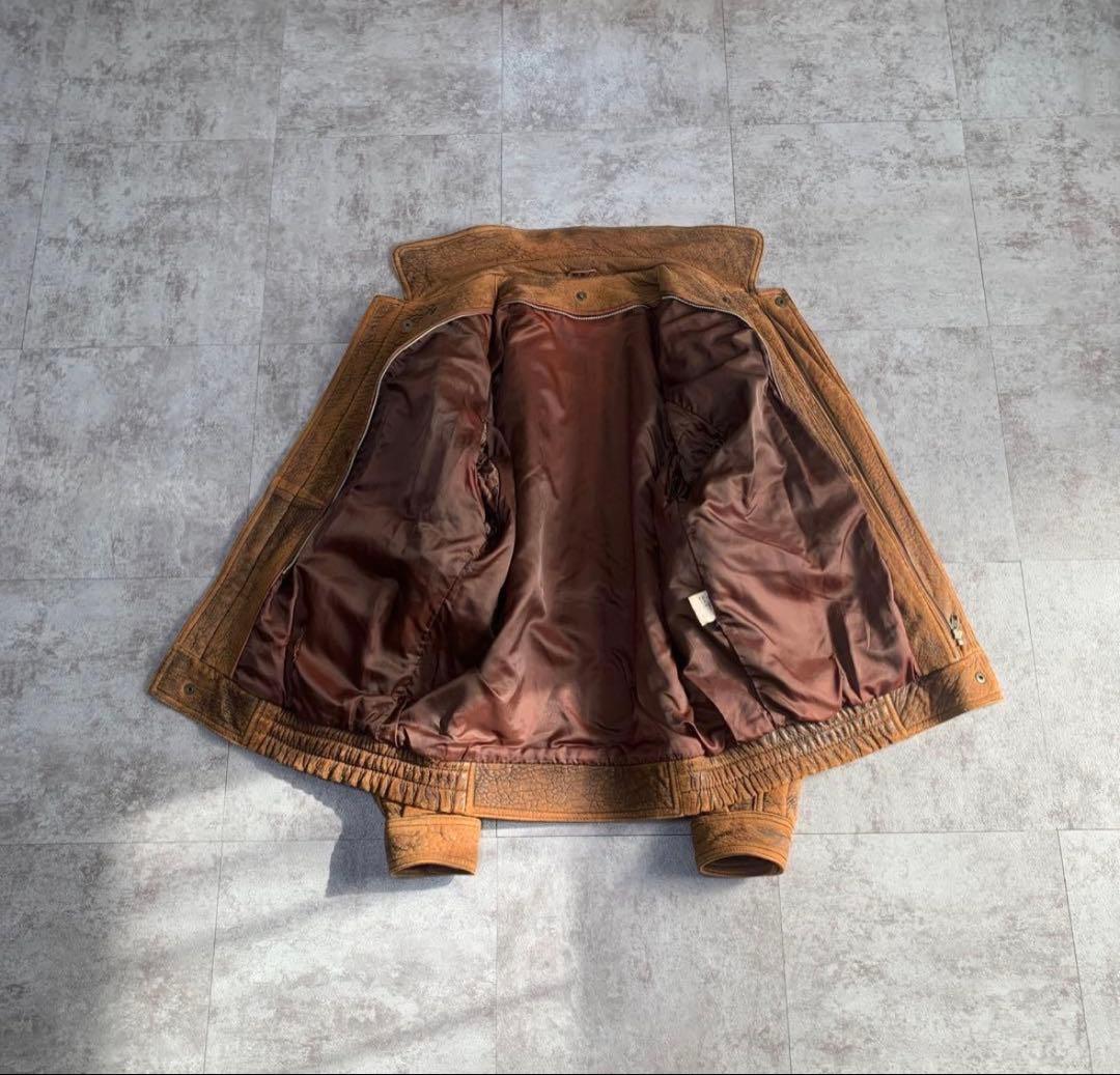 片*ん様 80s A-2 real leather bomberジャケット　ヴィ