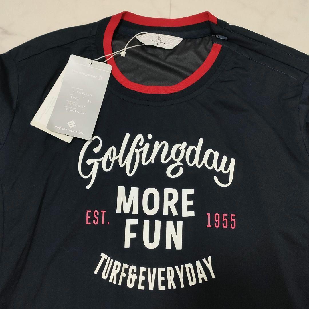 【新品タグ付】マンシングウェア　2way　スニードジャック　ストレッチ　紺　LL