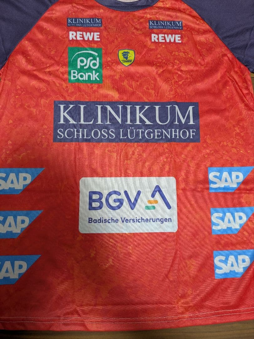 ☆海外リーグ　ユニフォーム　ゲームシャツ　ウェア　ジャージ　限定　オレンジ