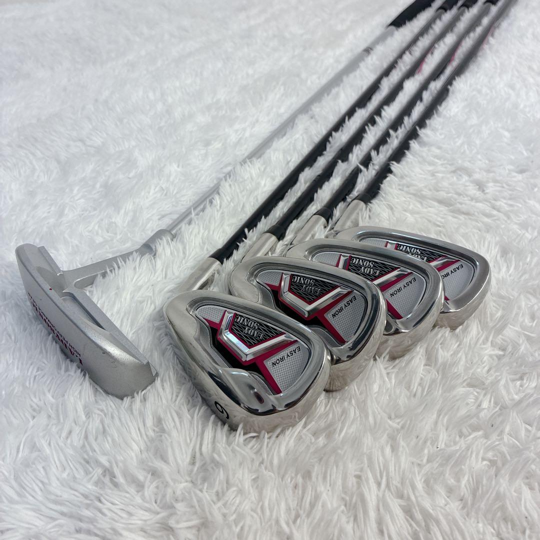 【極美品】 LADY SONICレディース ゴルフクラブセット キャディバッグ付