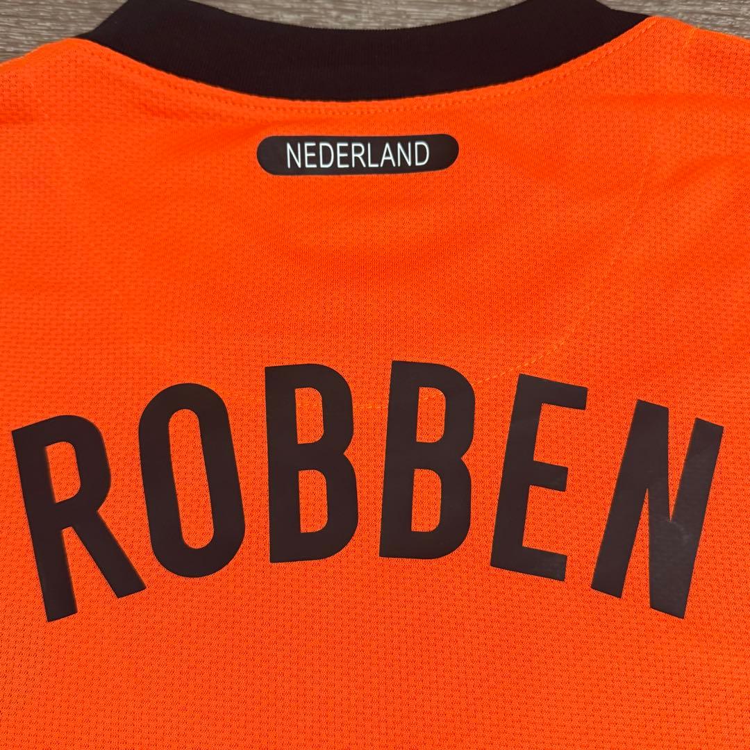h*2様 未着用 NIKE 10/12 オランダ代表 ROBBEN ホーム ユニ