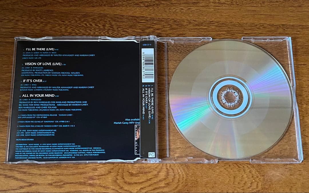 マライアキャリー　LIMITED EDITION PICTURE CD