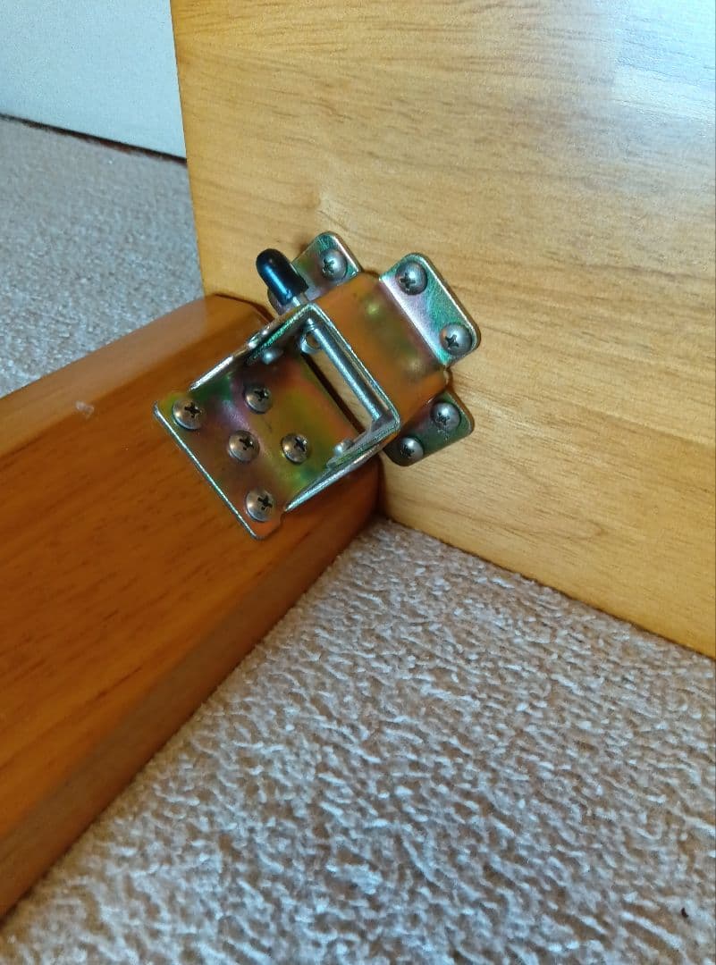 座卓120×75×高32cm　折畳み　天然木　ライトブラウン　和洋　使用 ２度