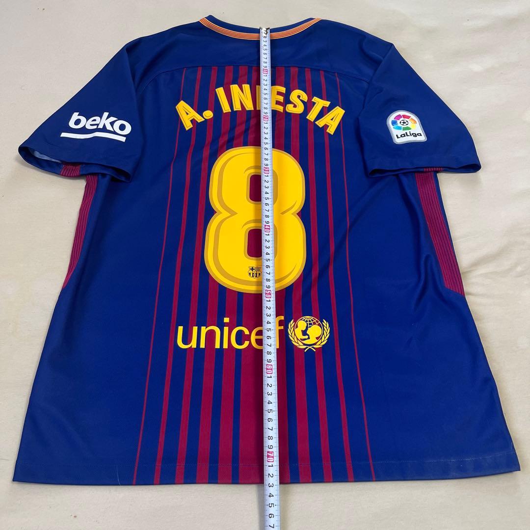 17-18 FCバルセロナ ホームユニフォーム イニエスタ #8