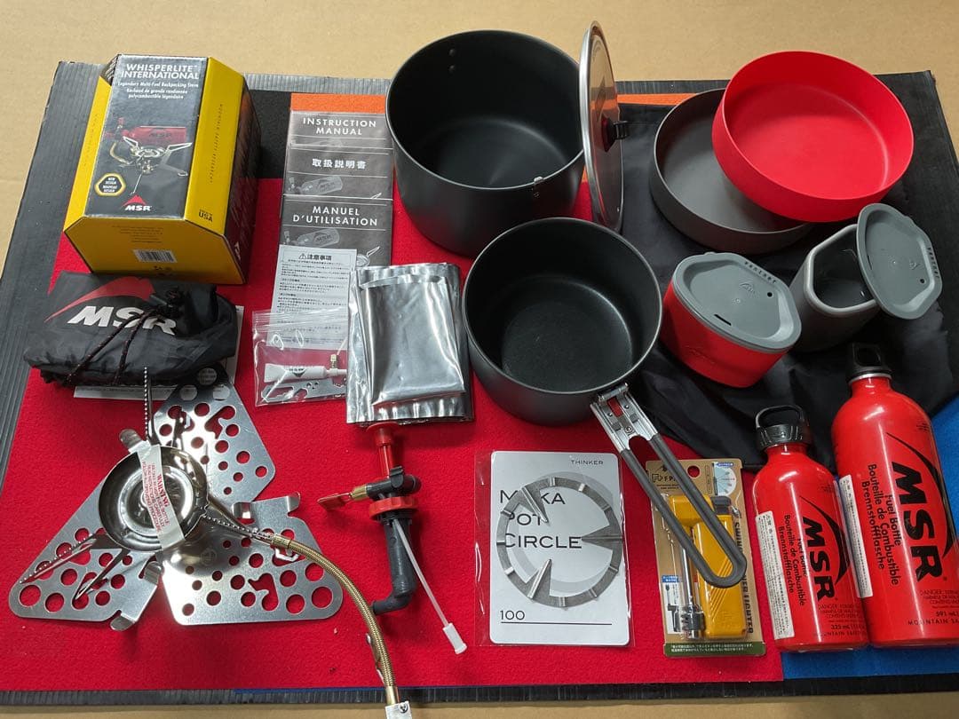 MSRウィスパーライトインターナショナル超美品&MSR alpinist2クック