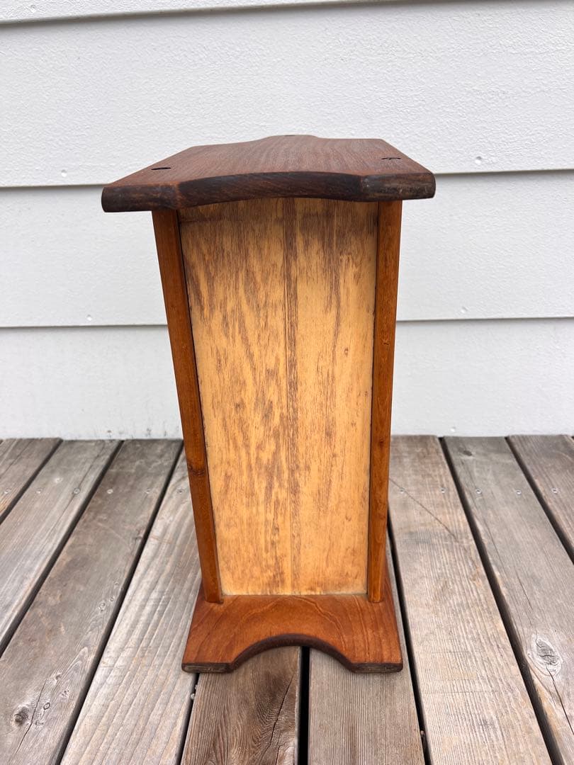 ヴィンテージマガジンラック　ラワン材