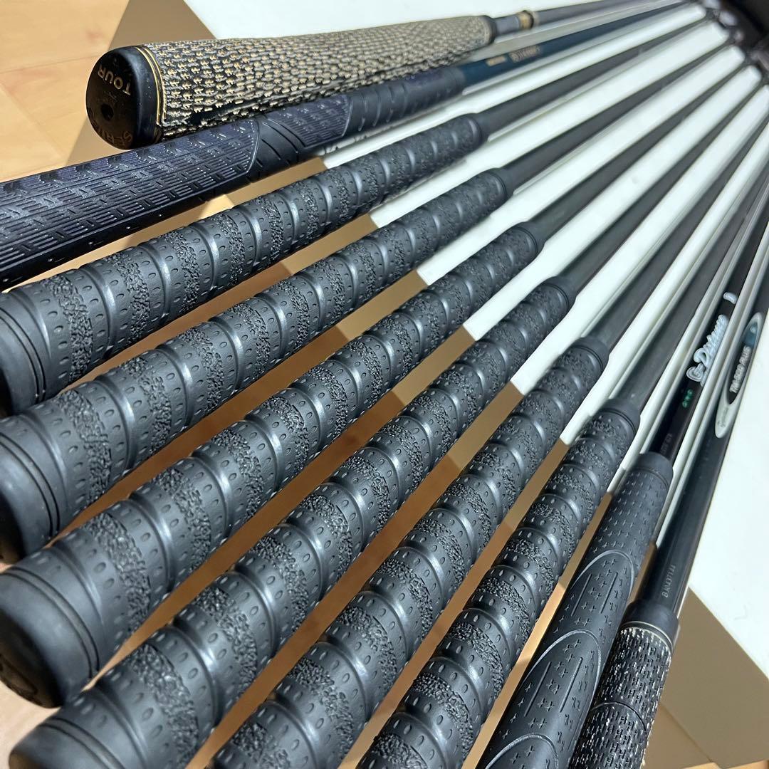 【a•m•c】格安ゴルフクラブ 10本セット スタンド式クラブケース 他おまけ付