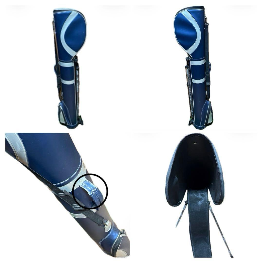 【a•m•c】格安ゴルフクラブ 10本セット スタンド式クラブケース 他おまけ付