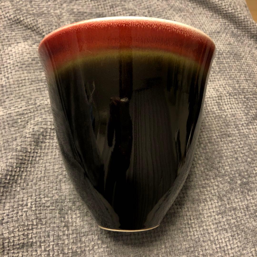 花器 泰明窯　和モダン　グラデーション　大鉢　壺　陶磁器　置物　前田泰昭 作