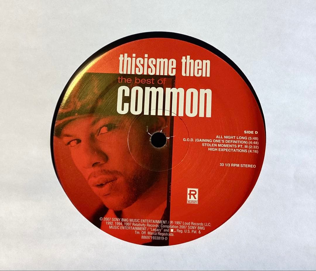 (USED)コモン　THISISME THEN ベスト盤　アナログレコード2枚組
