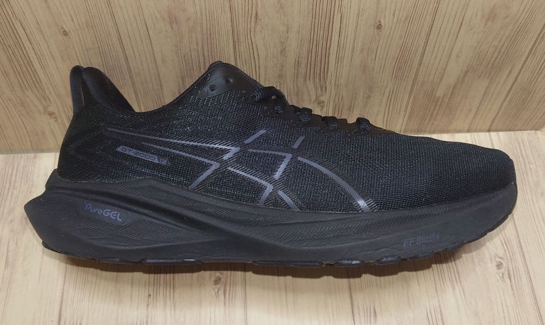 アシックス　ランニングシューズ　GT-2000 13　ブラック　25.0cm