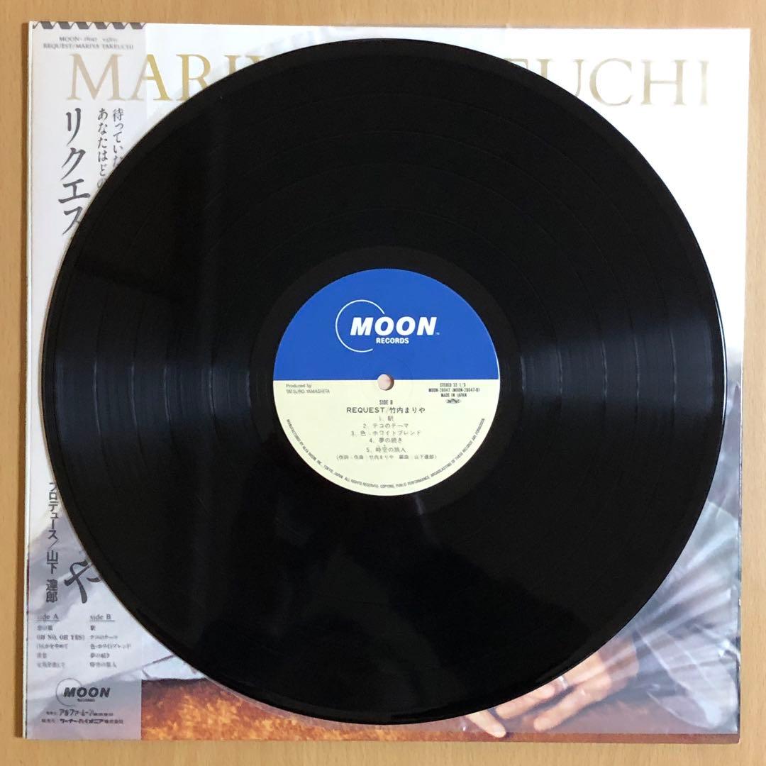 LP レコード　竹内まりや　リクエスト　REQUEST