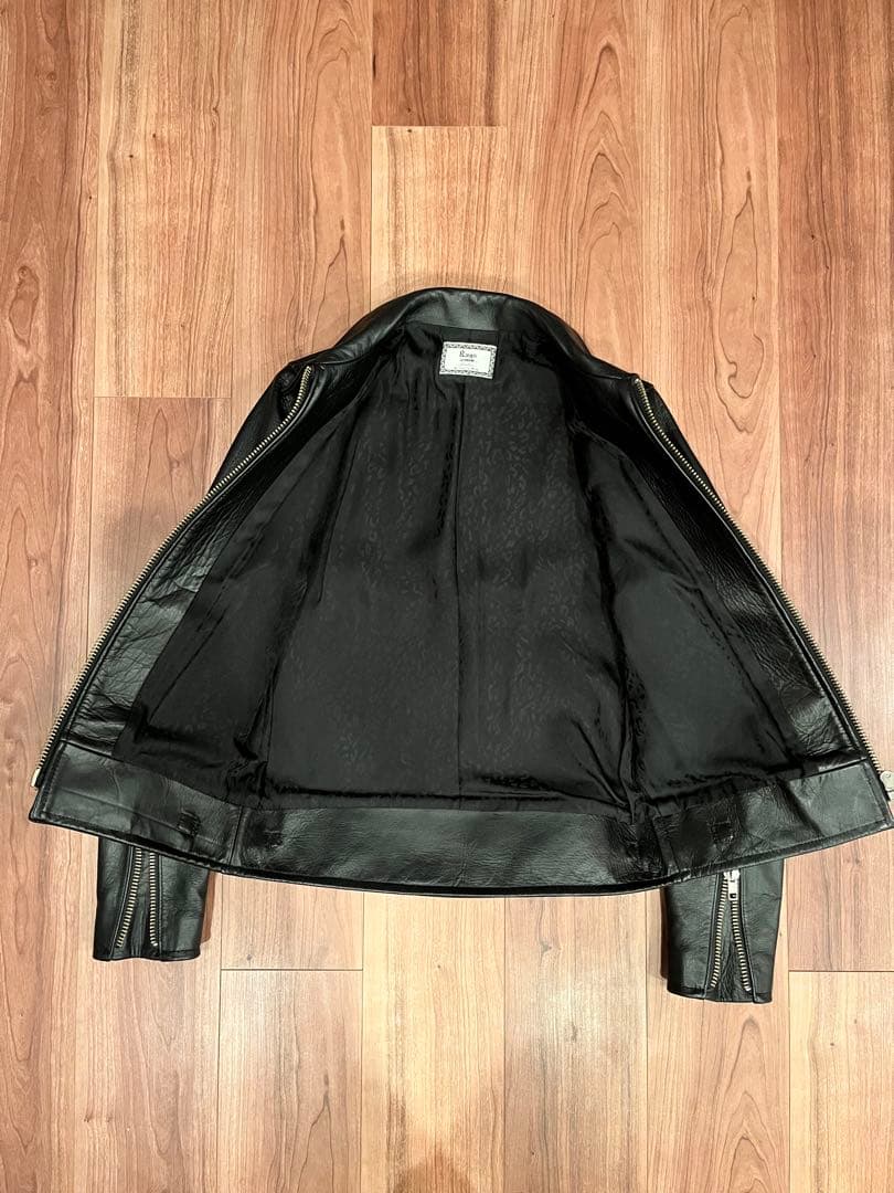 Rags McGREGOR 黒 レザー シングルライダース ホースハイド 馬革