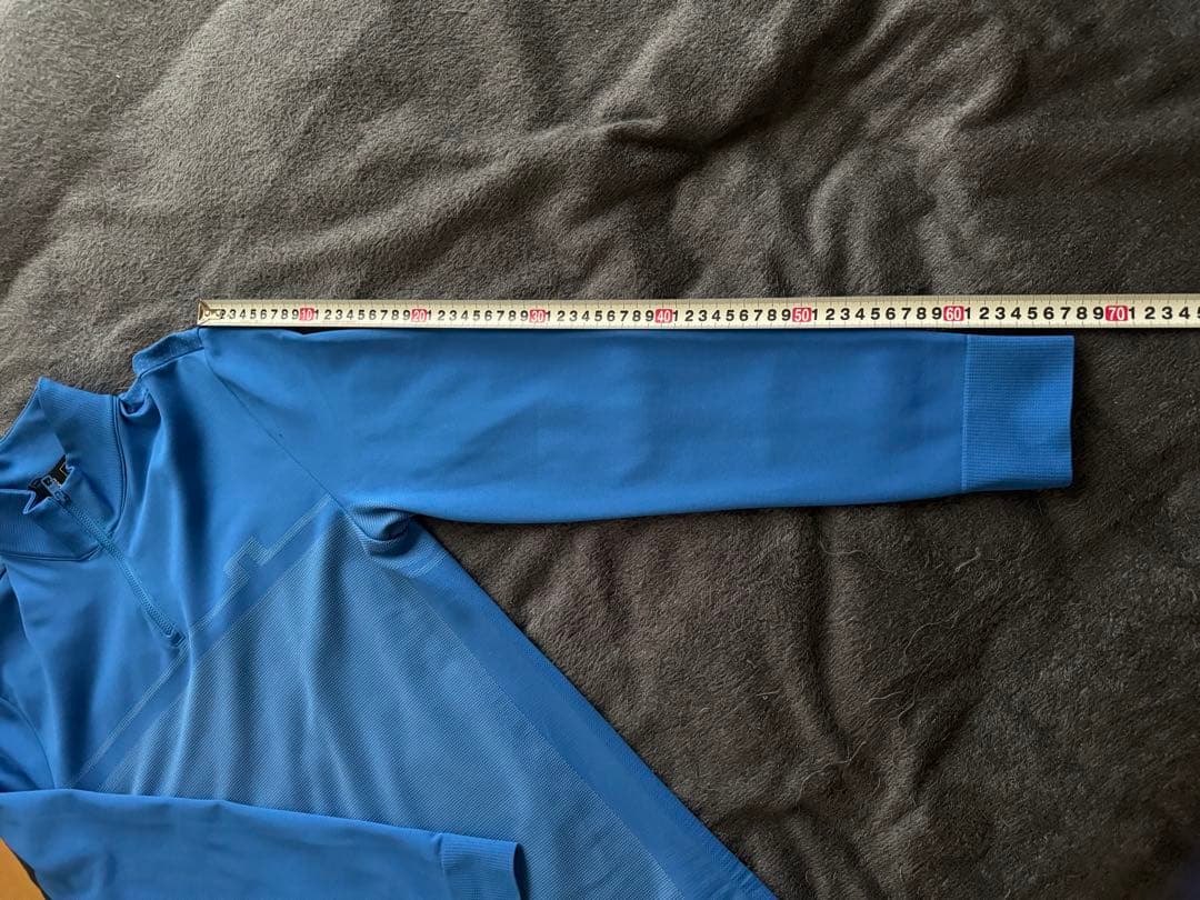 ジェイリンドバーグ　ハーフジップ　ブルー　新品