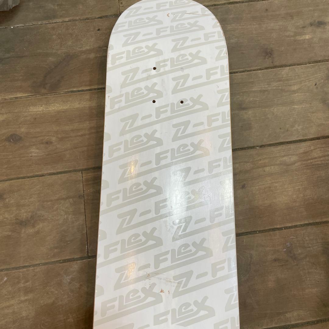 Z-Flex スケートボードデッキ ホワイト傷あり