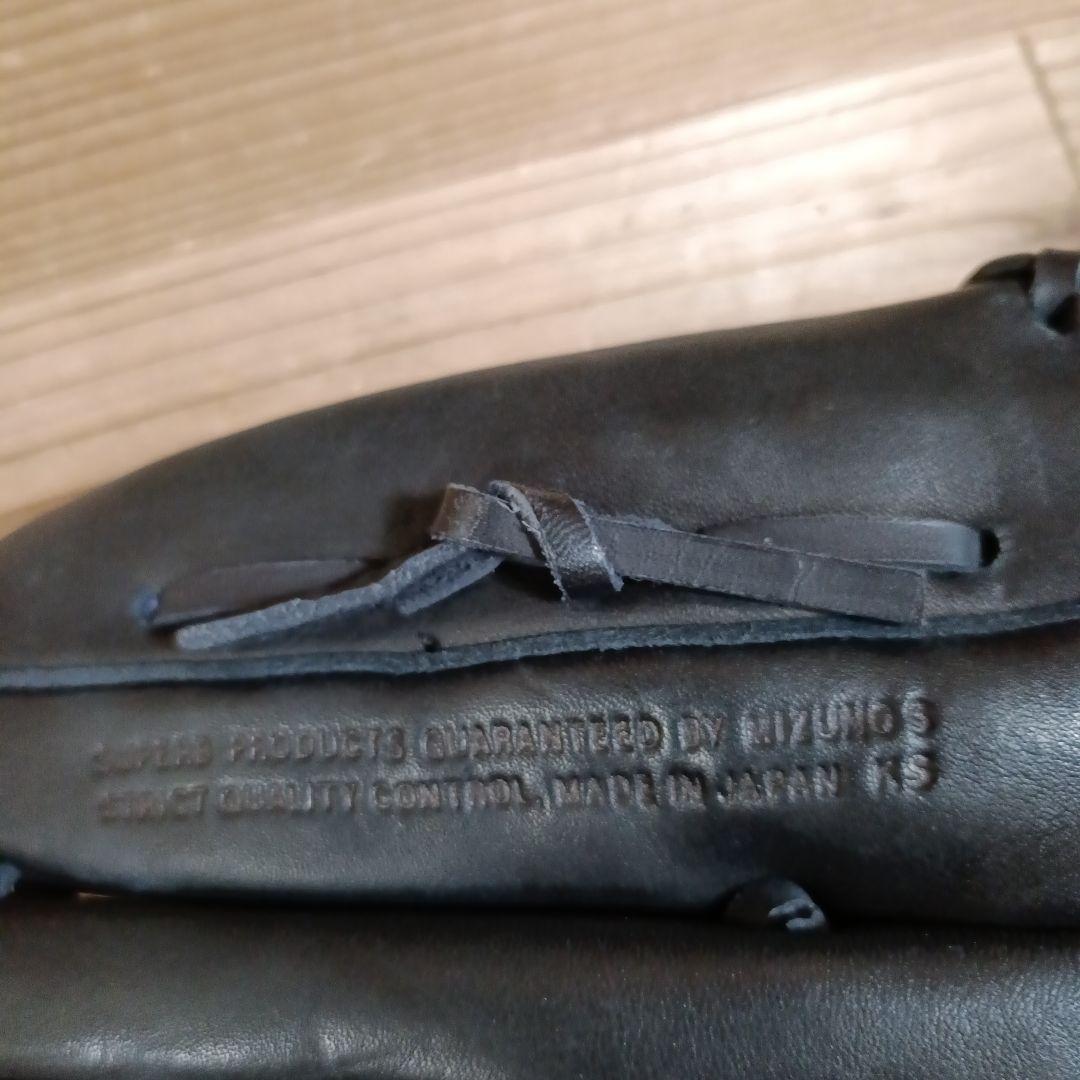 MIZUNO ProModel ブラック軟式グローブ大人左利き用 ボール付き