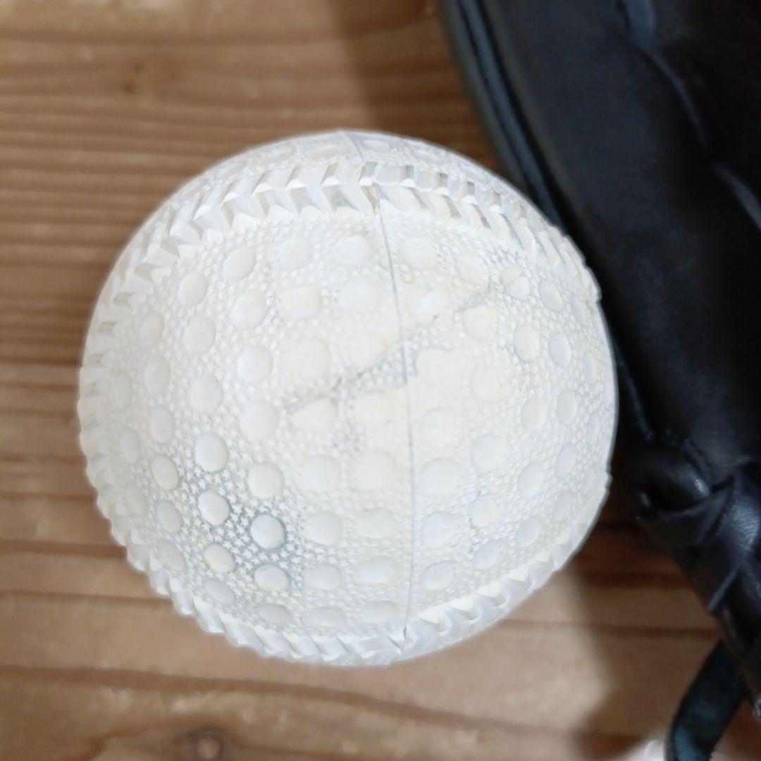 MIZUNO ProModel ブラック軟式グローブ大人左利き用 ボール付き