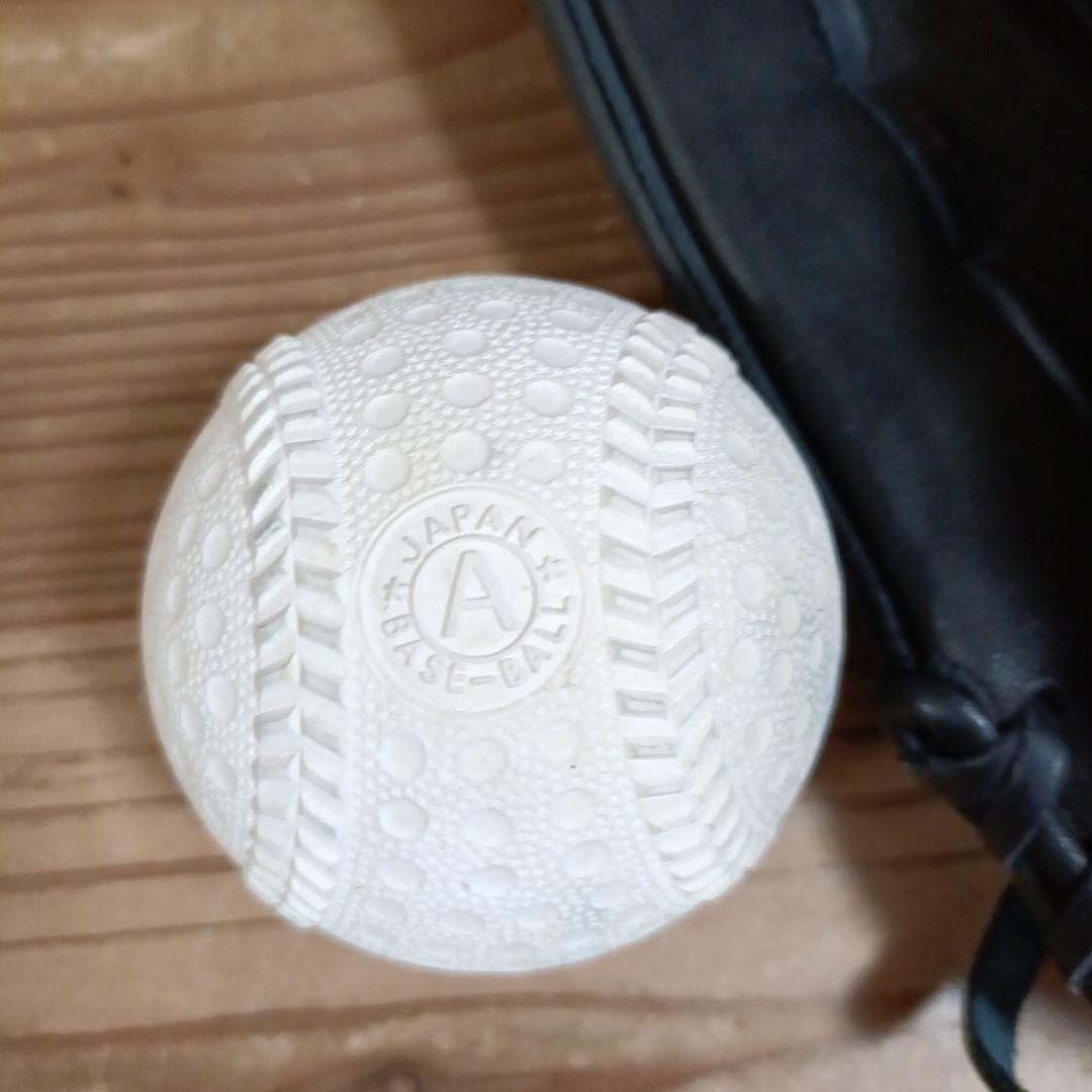 MIZUNO ProModel ブラック軟式グローブ大人左利き用 ボール付き