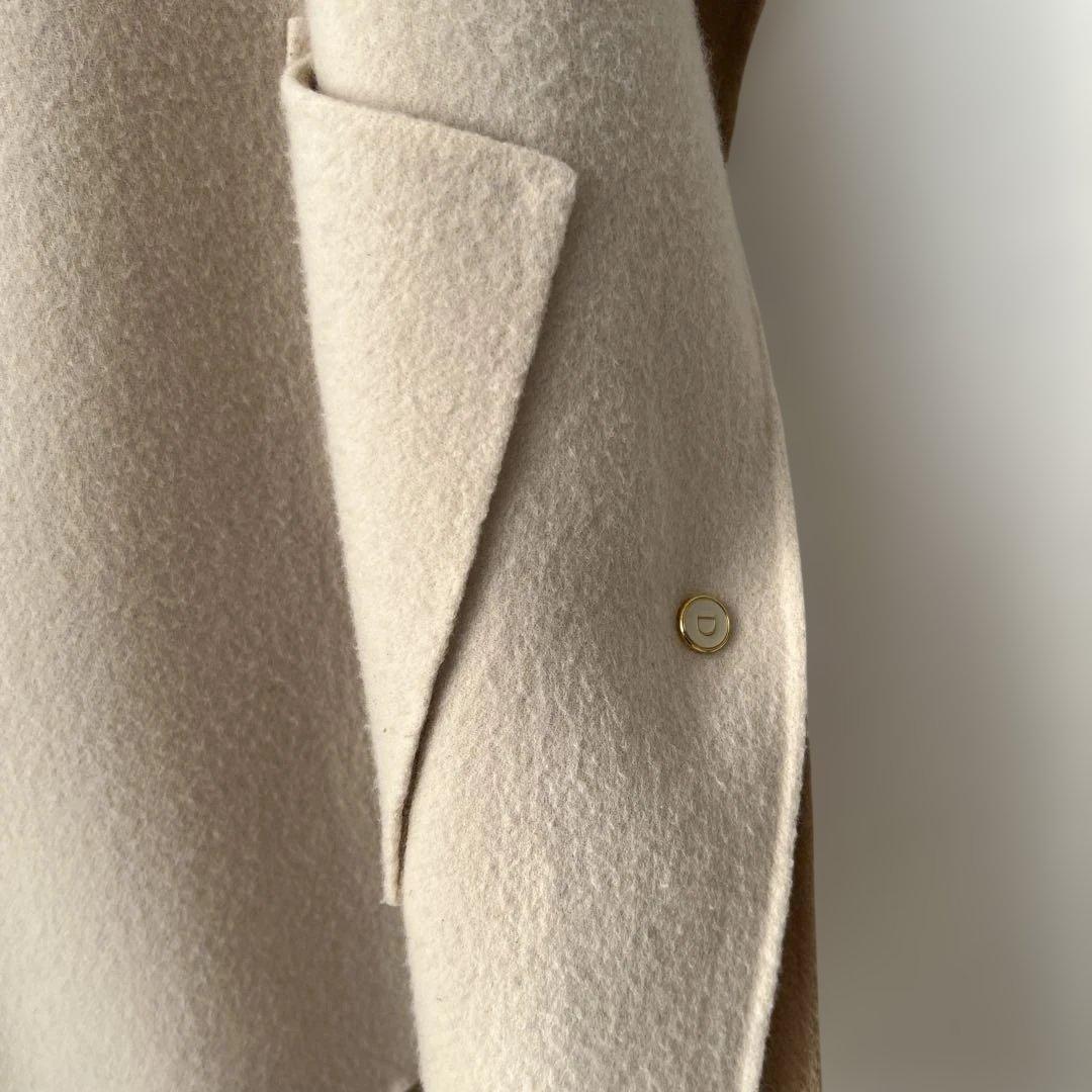 DRAWER ウールビーバーストールジレ　ベージュ