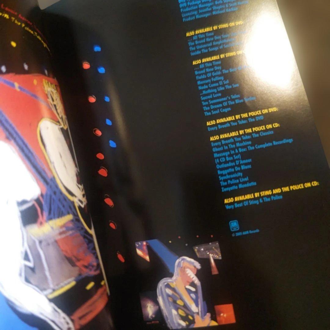 国内盤 傑作ロック映画 スティング/ ブリング・オン・ザ・ナイト DVD ポリス