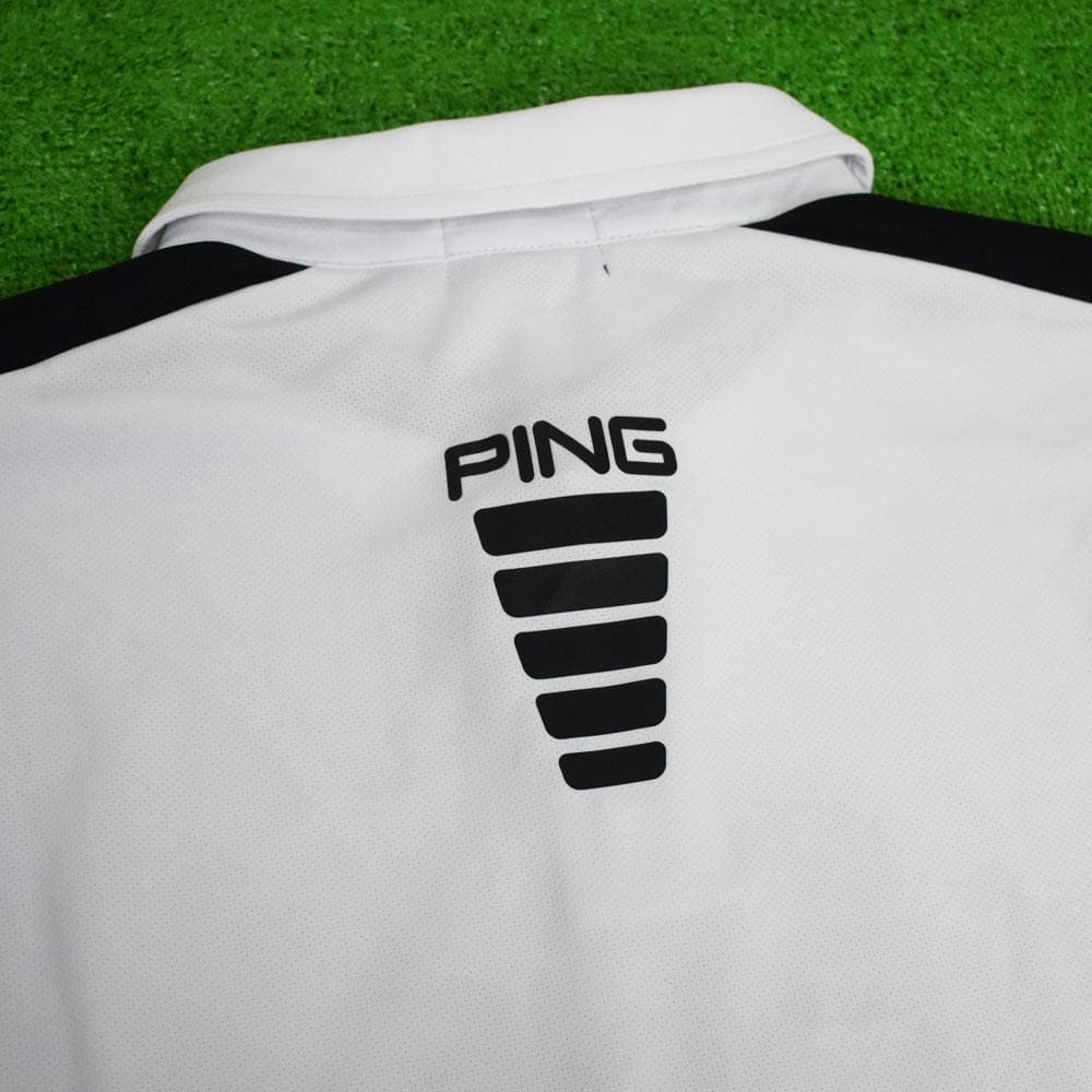 PING/ピン ゴルフ ポロシャツ【ホワイト/L】新品！